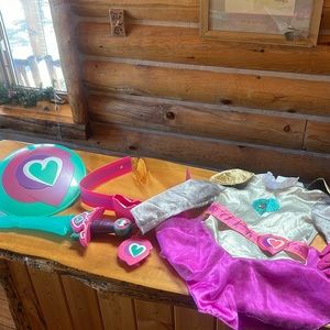 Nella the princess knight costume and accessories